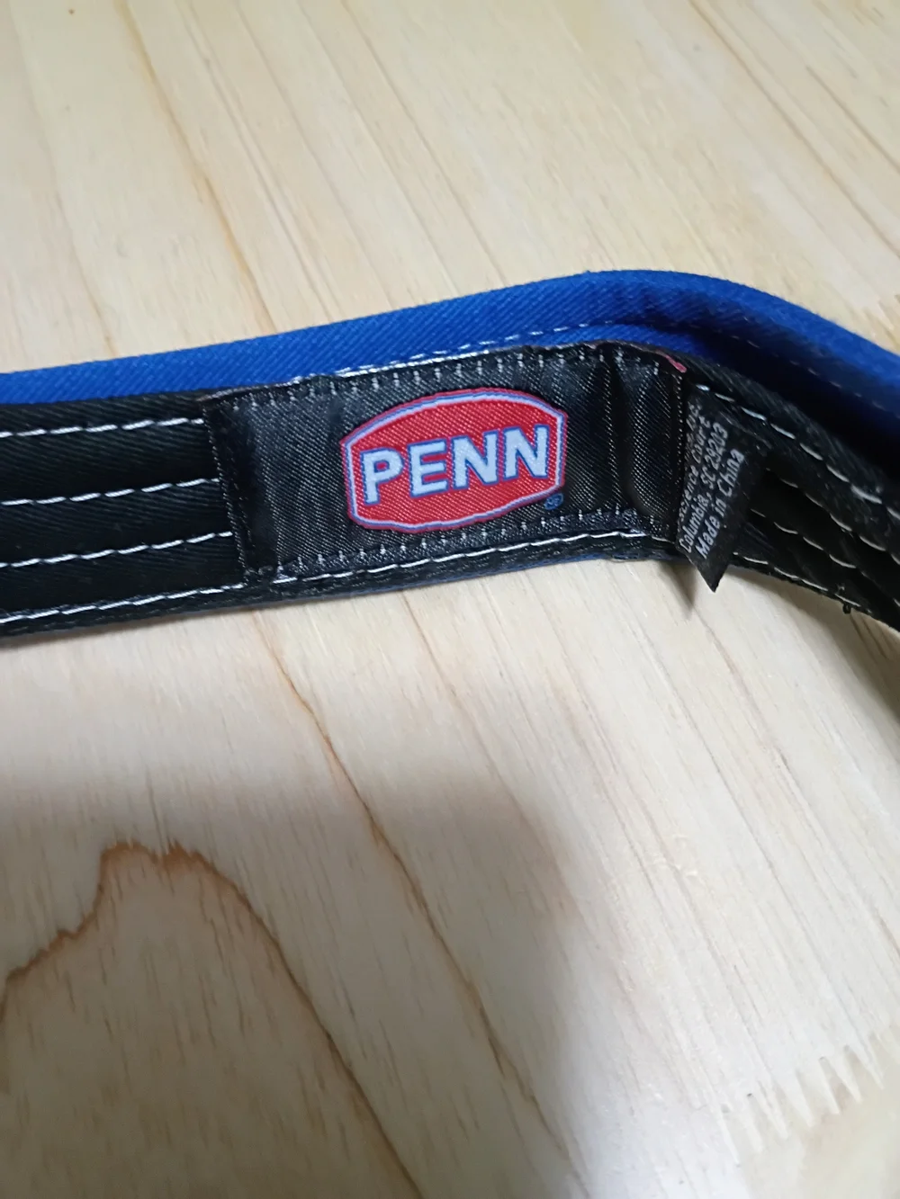 Blue Embroidered Visor